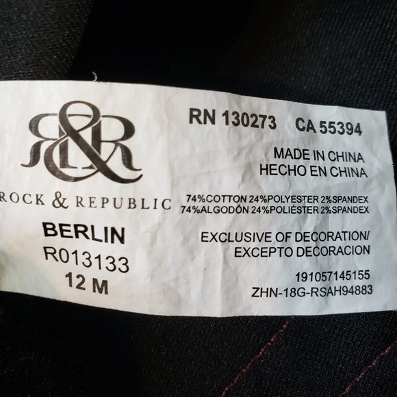 Rock & Republic Deep Purple Skinny Pants - Picture 10 of 11